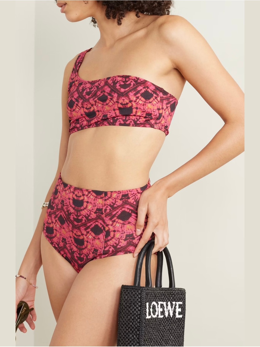 Ulla Johnson Zahara High-Rise Bikini Bottom (Wild Rose)